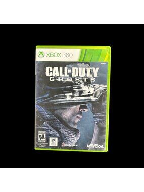 Call Of Duty Ghosts Xbox 360 Two-Disc Set With Case & Season Pass Insert